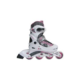 ΑΘΛΟΠΑΙΔΙΑ Πατίνια Αυξομειούμενα Νο 30-33 - Λευκό-Μωβ 