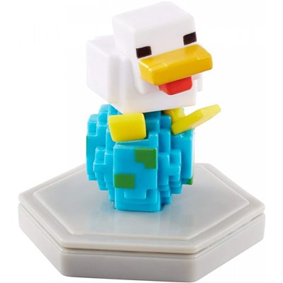 Mattel Minecraft: Earth Boost Minis - Future Chicken Φιγούρα Με Τσιπάκι 