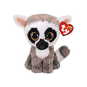 ty Beanie Boos Linus Χνουδωτό Κλιπ Lemur 15Εκ 