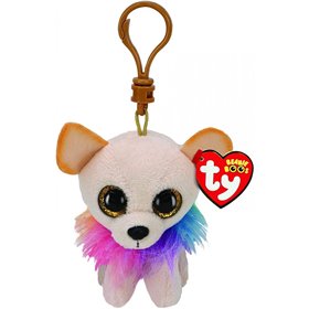 ty Beanie Boo Χνουδωτό Κλιπ Chewey Τσιουάουα Άσπρο 8.5 Εκ.  ty Beanie Boo Χνουδωτό Κλιπ Chewey Τσιουάουα Άσπρο 8.5 Εκ.