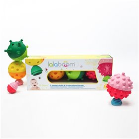 Lalaboom Μπάλες Αφής Και Εκπαιδευτικές Χάντρες Για 10-36 Μηνών  Lalaboom Μπάλες Αφής Και Εκπαιδευτικές Χάντρες Για 10-36 Μηνών