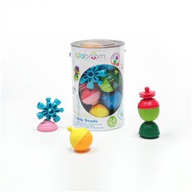 Lalaboom Σε Εκπαιδευτικές Χάντρες Και Αξεσουάρ 24 Τμχ Σε Κύλινδρο Για 0+ Μηνών  Lalaboom Σε Εκπαιδευτικές Χάντρες Και Αξεσουάρ 24 Τμχ Σε Κύλινδρο Για 0+ Μηνών