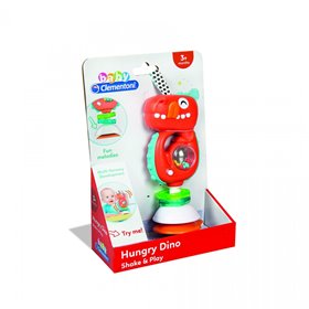 baby Clementoni Baby Βρεφική Ηλεκτρονική Κουδουνίστρα Δεινόσαυρος Για 3+ Μηνών 