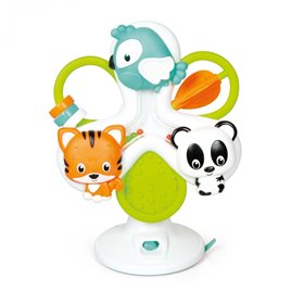 baby Clementoni Baby Βρεφικό Παιχνίδι Ζωάκια Στο Καρουζέλ Για 6+ Μηνών 