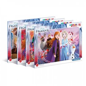 Clementoni Παιδικό Παζλ Καρτέλα Frozen 15 Τμχ  Clementoni Παιδικό Παζλ Καρτέλα Frozen 15 Τμχ