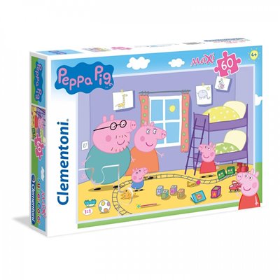 Clementoni Παιδικό Παζλ Color Peppa Pig 60 Τμχ 