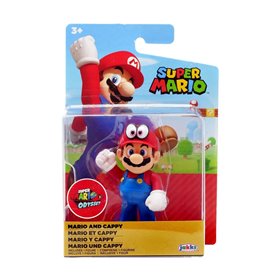 JAKKS PACIFIC Φιγούρα 7Cm Super Mario ( Mario And Cappy )  JAKKS PACIFIC Φιγούρα 7Cm Super Mario ( Mario And Cappy )