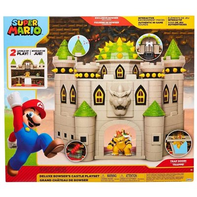 JAKKS PACIFIC Κάστρο Super Mario Με Φιγούρα Bowser (Super Mario) 