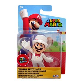 JAKKS PACIFIC Φιγούρα 7Cm Super Mario ( Wedding Outfit Mario ) 