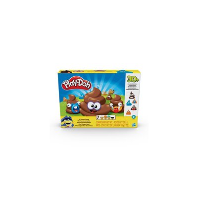 Hasbro Play-Doh Lil Poop Troop Με 7 Βαζάκια 