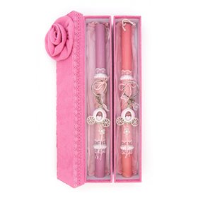 Λαμπάδες Decor Λαμπάδα Άμαξα Μπρελόκ - 2 Χρώματα 