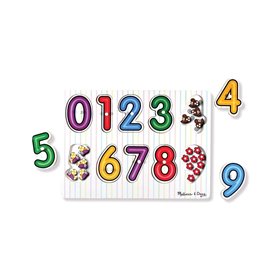 Melissa and Doug See-Inside Ξύλινο Παζλ Αριθμοί - 10 Τεμάχια 