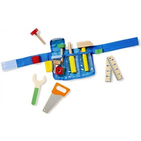 Melissa and Doug Deluxe Ζώνη Εργαλείων (5 Ξύλινα Εργαλεία Και 8 Κομμάτια)  Melissa and Doug Deluxe Ζώνη Εργαλείων (5 Ξύλινα Εργαλεία Και 8 Κομμάτια)