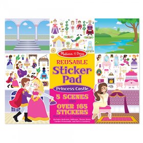 Melissa and Doug Reusable Sticker Pad - Princess Castle Κάστρο Της Πριγκίπισσας 