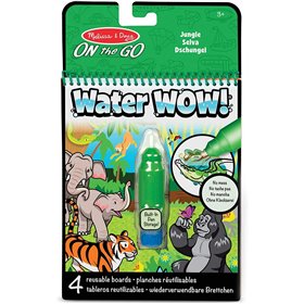 Melissa and Doug Water Wow Jungle On The Go Βιβλίο Ζωγραφικής Με Νερό - Ζούγκλα 