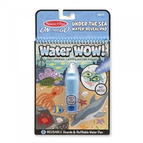 Melissa and Doug Water Wow Under The Sea On The Go Βιβλίο Ζωγραφικής Με Νερό - Κάτω Από Τη Θάλασσα 