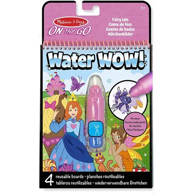 Melissa and Doug Water Wow Fairy Tail On The Go Βιβλίο Ζωγραφικής Με Νερό - Νεράιδες Και Πριγκίπισσες 