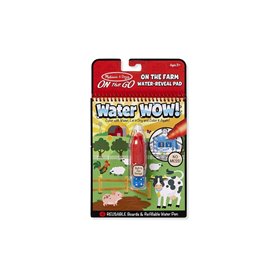 Melissa and Doug Water Wow Farm On The Go Βιβλίο Ζωγραφικής Με Νερό - Στη Φάρμα 