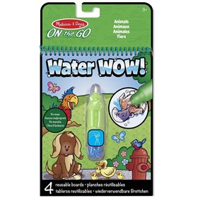 Melissa and Doug Water Wow Animals On The Go Βιβλίο Ζωγραφικής Με Νερό - Ζώα 