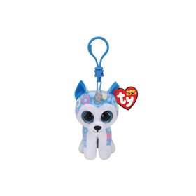 ty Beanie Boos Clip - Helena Χνουδωτό Κλιπ Χάσκυ Κερατοειδή 8,5Εκ  ty Beanie Boos Clip - Helena Χνουδωτό Κλιπ Χάσκυ Κερατοειδή 8,5Εκ