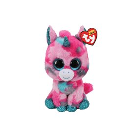 ty Beanie Boos Gumball Χνουδωτό Μονόκερος Ροζ / Γαλάζιο 15Εκ. 