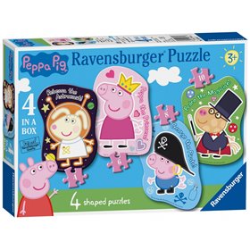 Ravensburger Τα Πρώτα Μου Παζλ 4/6/8/10 Τεμ. Πέππα Το Γουρουνάκι 