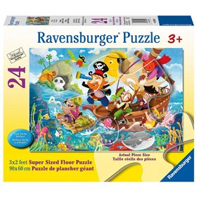 Ravensburger Παζλ Δαπέδου 24 Τεμ. Πειρατές 