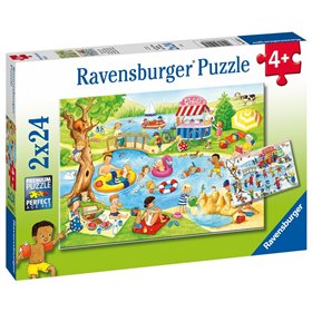 Ravensburger Παζλ 2X24 Τεμ. Στη Λίμνη 