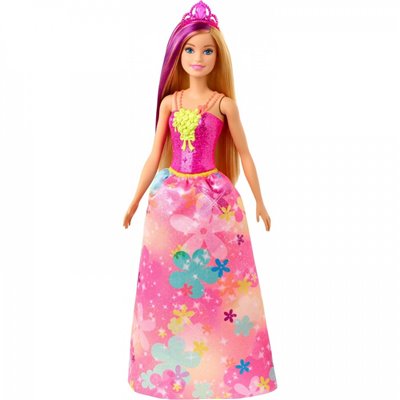 Mattel Barbie Dreamtopia Πριγκίπισσα Κούκλα Με Ξανθά Μαλλιά Και Μωβ Ανταύγεια 