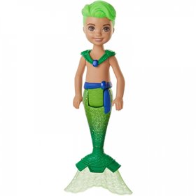 Mattel Barbie Chelsea Γοργόνες - Πράσινα Μαλλία 