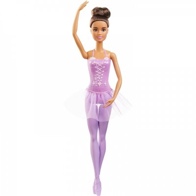 Mattel Barbie Μπαλαρίνα Μελαχρινά Μαλλιά Με Tutu Φούστα - Μωβ 