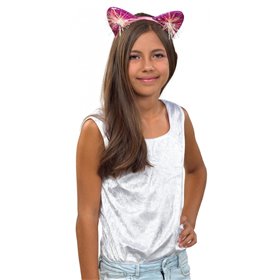 Fun Fashion Στέκα Γάτας Μεταλιζέ 