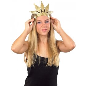 Fun Fashion Στέμμα Βασίλισσας Με Λάστιχο - 2 Χρώματα 