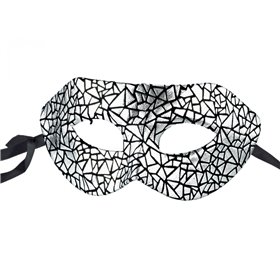 Fun Fashion Μάσκα Ματιών Χρυσή, Ασημένια - 2 Χρώματα 