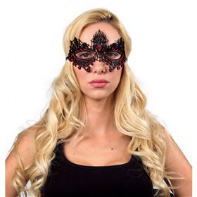 Fun Fashion Μάσκα Λάτεξ Μαύρη 