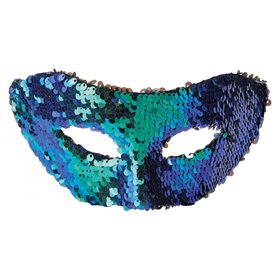 Fun Fashion Μάσκα Με Παγιέτες Πράσινη 