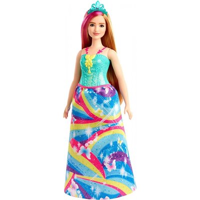 Mattel Barbie Dreamtopia Πριγκίπισσα Κούκλα Με Ξανθά Μαλλιά Και Ροζ Ανταύγεια 