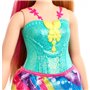 Mattel Barbie Dreamtopia Πριγκίπισσα Κούκλα Με Ξανθά Μαλλιά Και Ροζ Ανταύγεια 