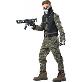 Fun Fashion Αποκριάτικη Στολή Κομμάντο Νεκροκεφαλή Μεγ.14 (2022)  Fun Fashion Αποκριάτικη Στολή Κομμάντο Νεκροκεφαλή Μεγ.14 (2022)