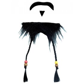 CLOWN Μούσι Και Μουστάκι Πειρατή 7 Θαλασσών 