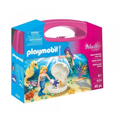 Playmobil Family Fun Maxi Βαλιτσάκι Γοργόνες Με Κοχύλι 