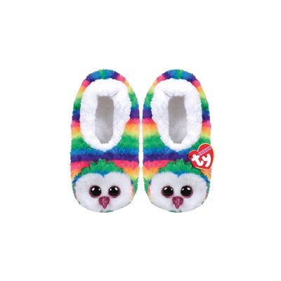 ty Beanie Boos Fashion Παντόφλες Σοσόνια Owen Κουκουβάγια - Small 