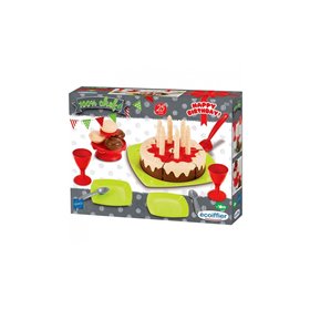 ecoiffier Chef Τούρτα Γενεθλίων Happy Birthday 18 Τμχ  ecoiffier Chef Τούρτα Γενεθλίων Happy Birthday 18 Τμχ