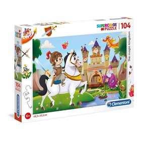 Clementoni Παιδικό Παζλ Color Μαγικό Βασίλειο 104 Τμχ 