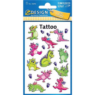 ZDesign Avery Zweckform Dragons Tattoo Αυτοκόλλητα 19 Τεμ. - Δράκοι 