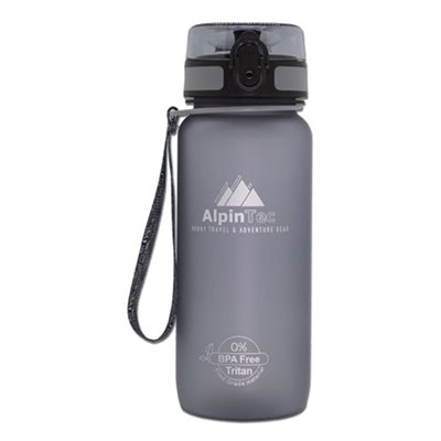 AlpinTec Παγούρι Trek 650Ml Grey Bra Free Γκρι 