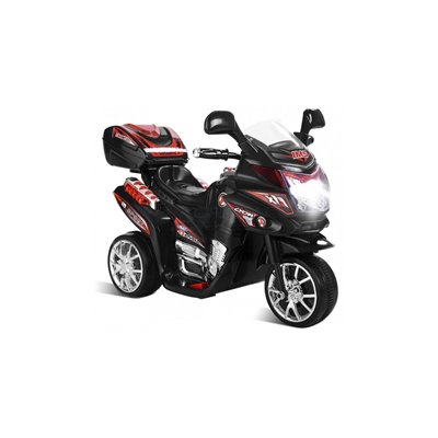 Skorpion Wheels Moto Μικρή 6V Ηλεκτροκίνητη Μηχανή Μαύρη 