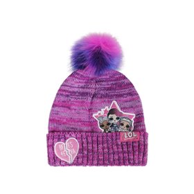 Cerda L.O.L. Surprise Σκούφος Pompon Μωβ 
