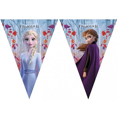 PROCOS Disney Frozen 2 Γιρλάντα Τρίγωνη Σημαίων Party 1 Τεμάχιο 