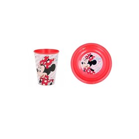 Stor Minnie Mouse Παιδικό Σετ Φαγητού ( Πιάτο Και Ποτήρι ) - Κόκκινο  Stor Minnie Mouse Παιδικό Σετ Φαγητού ( Πιάτο Και Ποτήρι ) - Κόκκινο